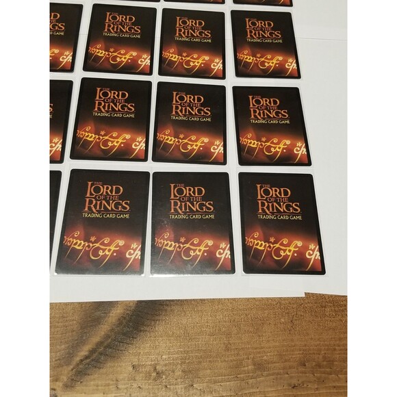 Lord Of The Rings TCG Shadows Lot Of 27 Rares Legolas Sting Attea Glamdring LOTR - Picture 13 of 13